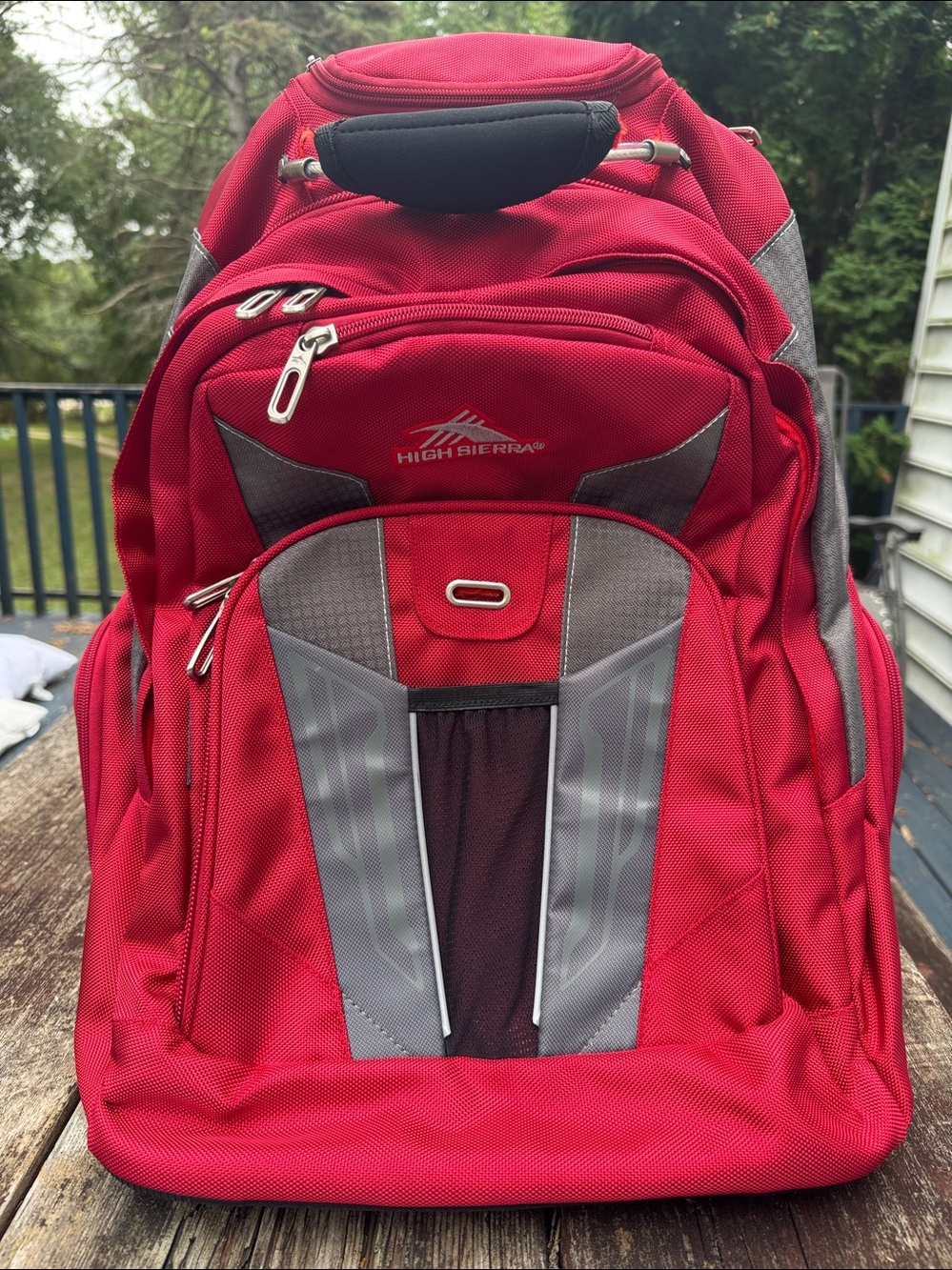High Sierra Xpedition wheeled backpack no orange strap
